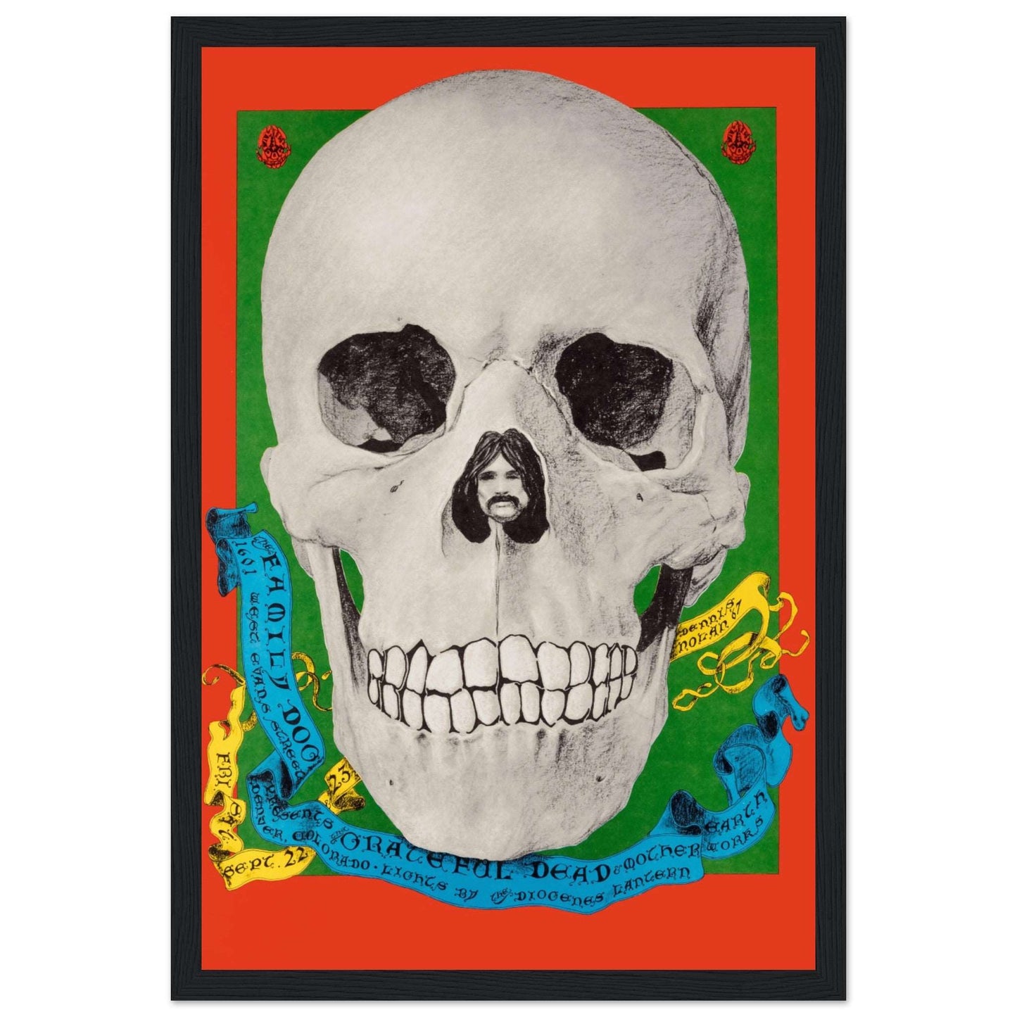 Embrace the psychedelic rock legacy of Grateful Dead with this vintage concert poster, showcasing the legendary Skull & Roses or Steal Your Face design. Perfect for Deadheads, classic rock fans, and collectors of 60s and 70s memorabilia, this retro Grateful Dead print captures the band’s free-spirited, counterculture vibe. Whether decorating your home, music room, or studio, this Grateful Dead wall art is a timeless piece of rock history. Order now and bring the magic of the Dead to your space!
