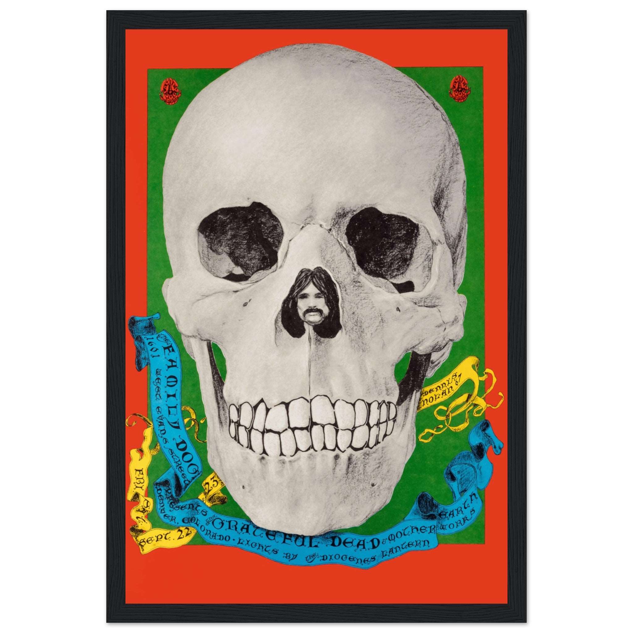 Embrace the psychedelic rock legacy of Grateful Dead with this vintage concert poster, showcasing the legendary Skull & Roses or Steal Your Face design. Perfect for Deadheads, classic rock fans, and collectors of 60s and 70s memorabilia, this retro Grateful Dead print captures the band’s free-spirited, counterculture vibe. Whether decorating your home, music room, or studio, this Grateful Dead wall art is a timeless piece of rock history. Order now and bring the magic of the Dead to your space!