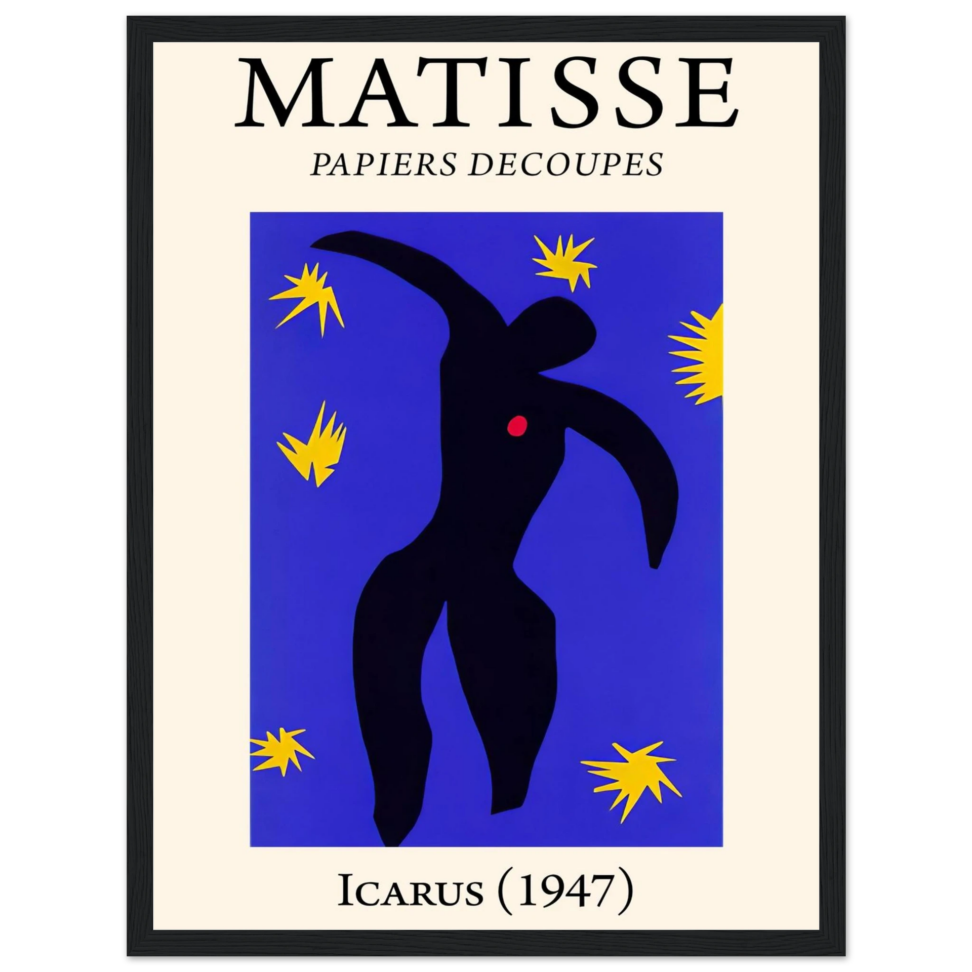 Icarus – Henri Matisse Poster Print (Jazz, 1947) – Poster Peak