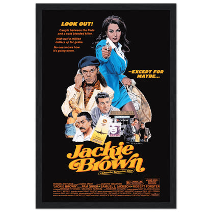 Own a piece of cinematic history with this Jackie Brown movie poster, featuring classic artwork from Quentin Tarantino’s 1997 neo-noir crime film. This high-quality print is perfect for movie buffs, Tarantino fans, and collectors of vintage film memorabilia. Whether displayed in a home theater, office, or living space, this Jackie Brown poster adds a stylish and bold touch to your decor. Order today and celebrate Tarantino’s masterpiece!