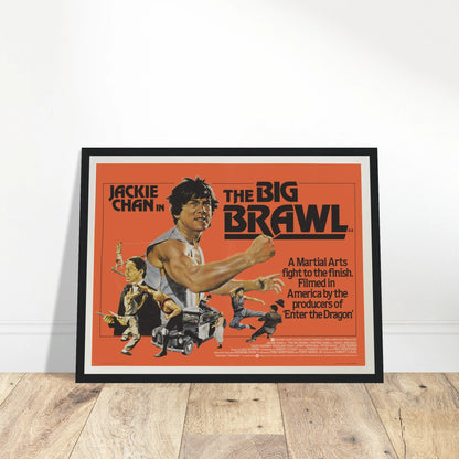 Step into the world of classic martial arts cinema with this vintage Jackie Chan movie poster from The Big Brawl, his first major U.S. film release. This poster showcases dynamic action artwork, capturing the spirit and charisma that made Jackie Chan a global star. With its bold colors, classic 1980s style, and retro cinematic energy, this poster is a must-have for collectors, martial arts fans, or anyone looking to add a punch of personality to their wall decor. Printed on high-quality stock, it's a true p