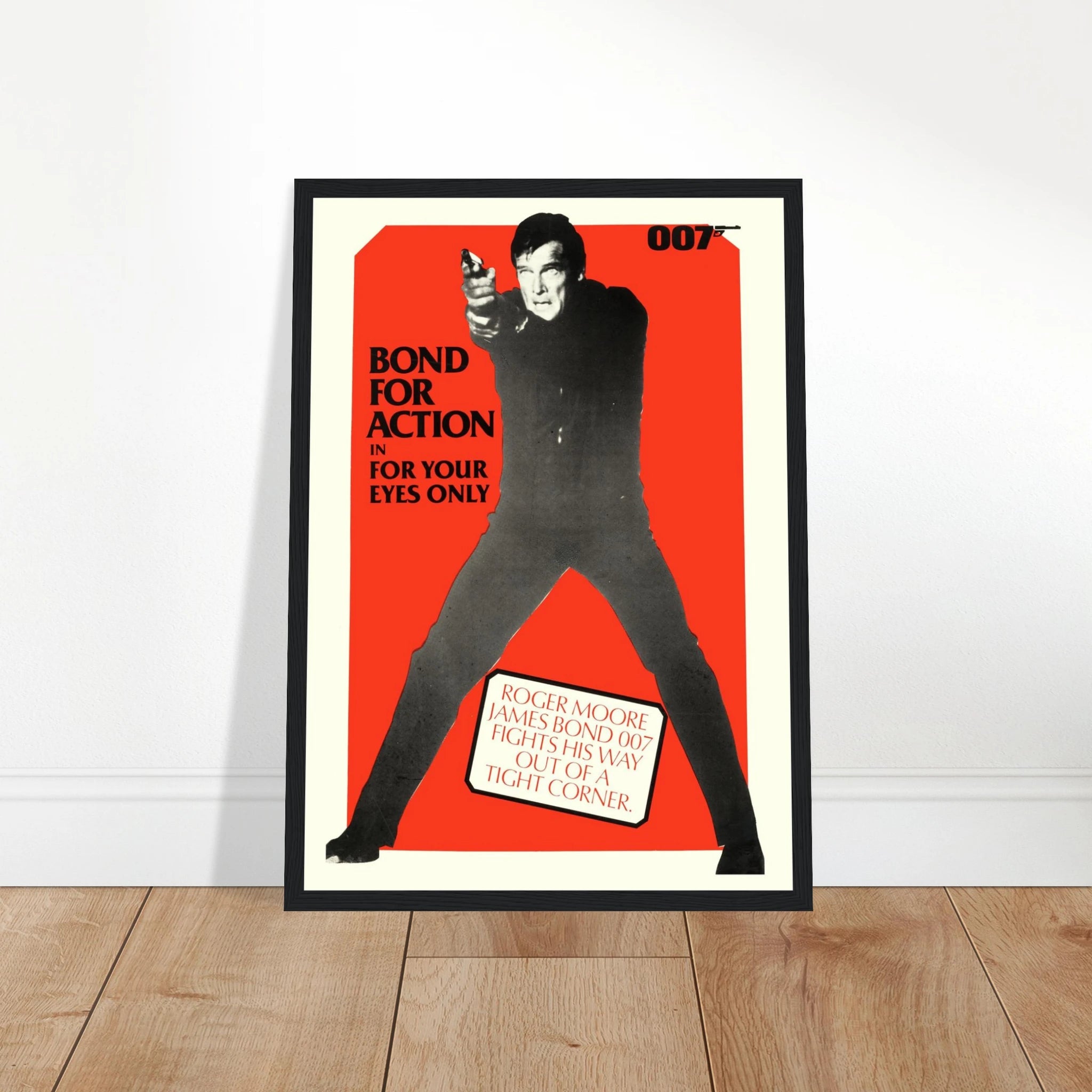 Celebrate one of the most iconic Bond films with this limited edition James Bond 007 "For Your Eyes Only" poster, featuring the charismatic Roger Moore. Designed with striking original artwork, this poster brings the intrigue and action of the 1981 classic straight to your walls. A must-have for movie poster collectors, Bond aficionados, and lovers of vintage cinema art, this piece adds a touch of elegance and excitement to any space. Printed on premium quality stock with sharp, vibrant detailing, it's a tr