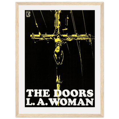 Album art poster of The Doors – L.A. Woman, a must-have print for Jim Morrison fans and collectors of vintage rock memorabilia.