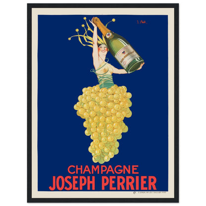 Celebrate elegance with this Joseph Perrier Champagne poster. A vintage French bar art piece that captures the luxury of champagne. Shop now to add a timeless touch to your space.
