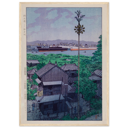 Unsodo-published woodblock print by Kasamatsu Shirō, a collector’s favorite representing the precision and artistry of traditional printmaking.