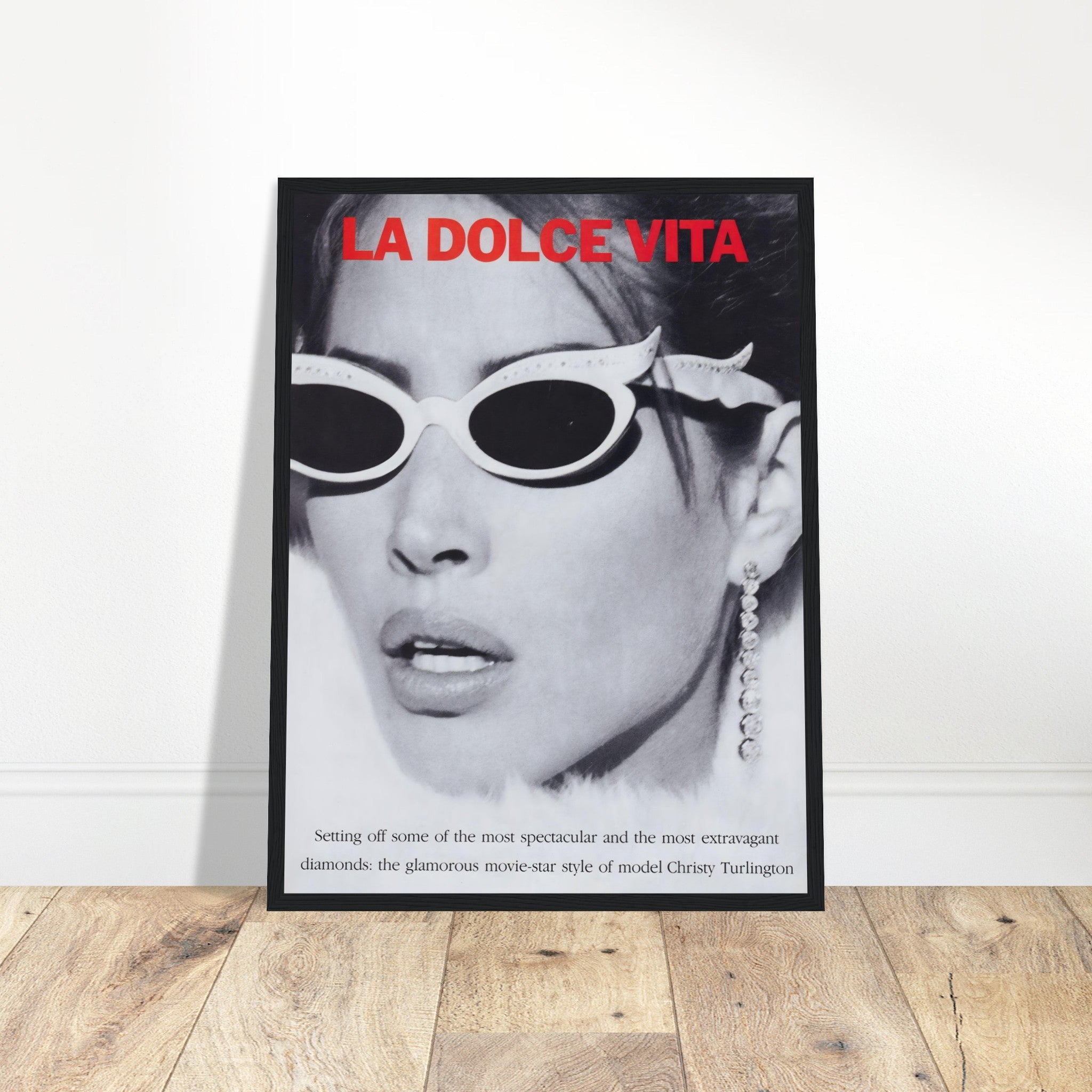 Celebrate the classic 1960 film La Dolce Vita with this vintage poster, capturing the essence of Italian cinema. Featuring iconic imagery from the film, this classic Italian film art print brings the glamour and sophistication of Rome to your home. Perfect for film enthusiasts and collectors, this La Dolce Vita poster is a must-have for anyone passionate about cinematic history and Italian culture. Shop now to own this timeless piece and add a touch of vintage elegance to your decor.