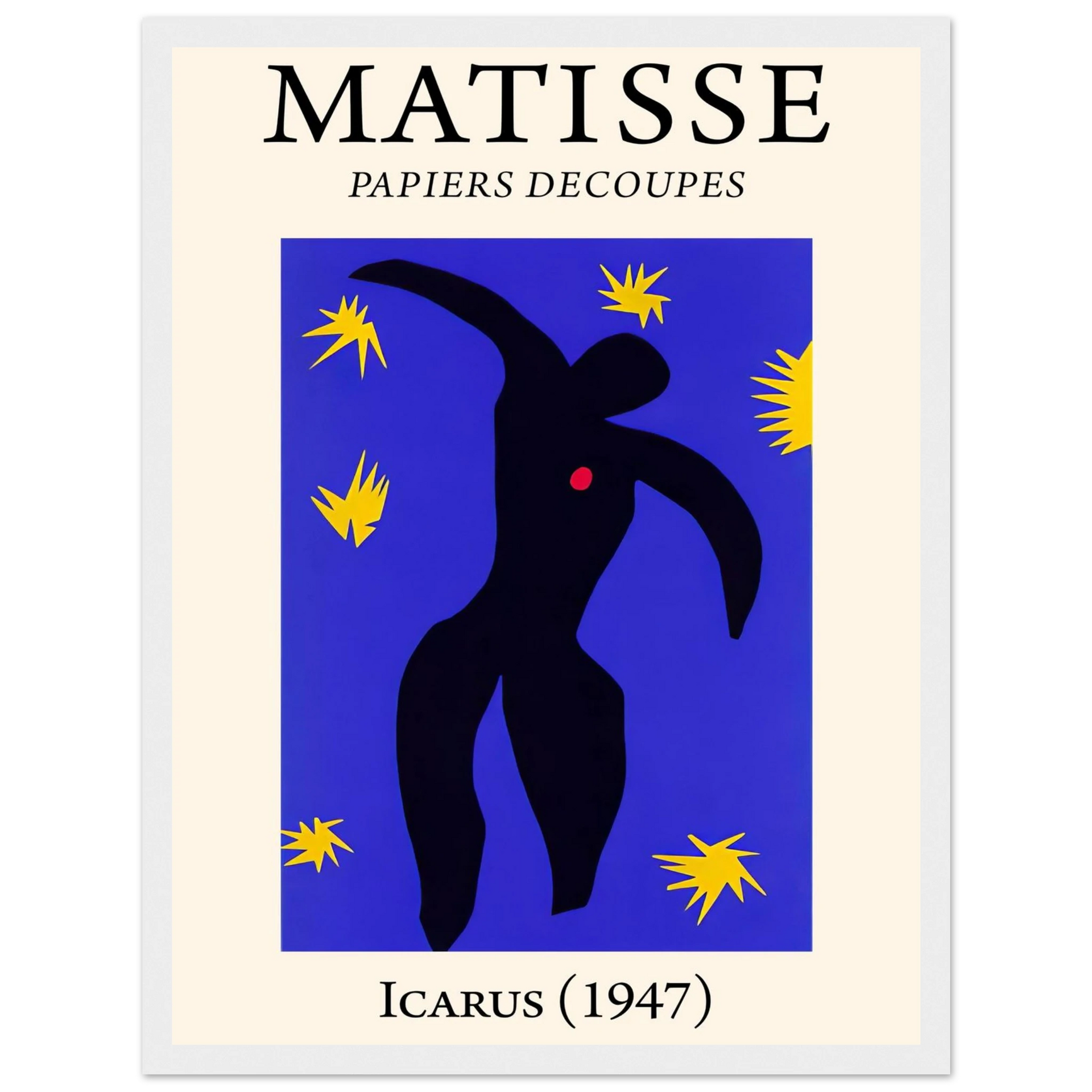 Icarus – Henri Matisse Poster Print (Jazz, 1947) – Poster Peak