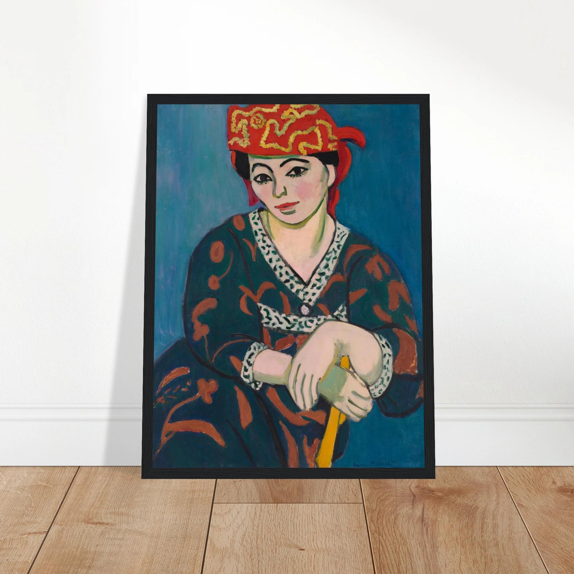 This high-quality reproduction of Red Madras Headdress (1907) by Henri Matisse captures the vibrant color, decorative detail, and expressive brushwork that defined his early Fauvist period. The portrait features Matisse’s favorite model and muse, often believed to be his wife, adorned in a vivid red patterned headscarf (madras), embodying his interest in exotic fabrics, bold design, and emotional portraiture. Printed on archival-grade paper, this poster print makes striking wall art for modern interiors, ga