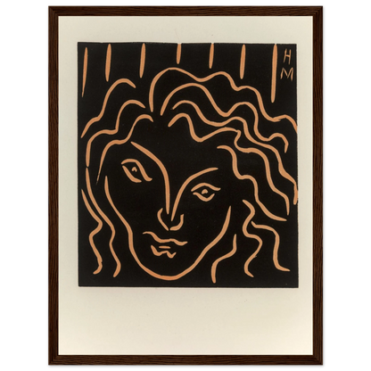French modernist artwork Tête de Femme by Henri Matisse, reproduced as an archival-quality fine art print for collectors and designers.