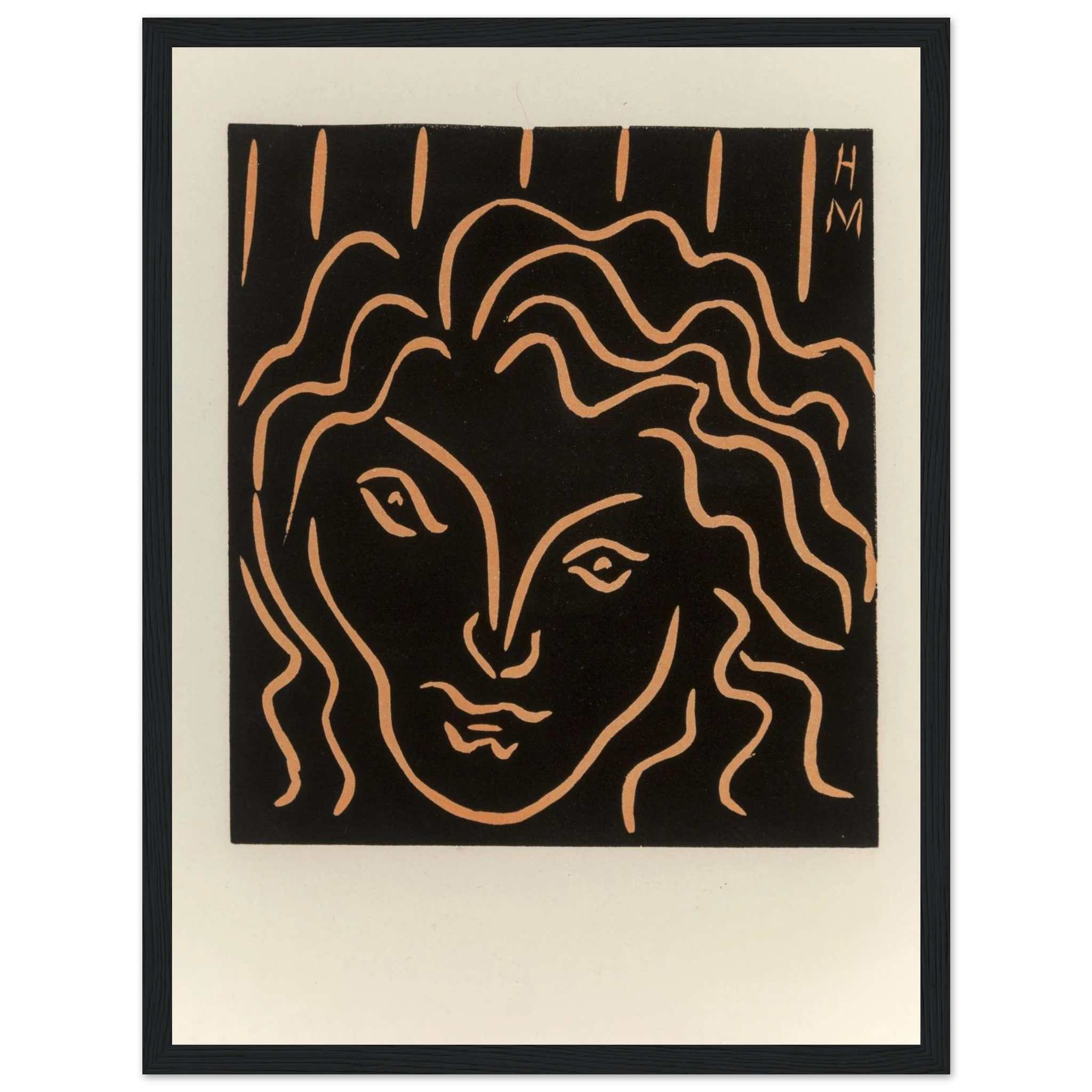 This high-quality reproduction of Tête de Femme by Henri Matisse captures the essence of modern elegance through fluid, expressive linework. A perfect example of Matisse’s minimalist portraiture, this piece reduces the human face to its most essential and beautiful form. Printed on archival-grade paper, this poster print is ideal as wall art for contemporary spaces, Scandinavian-style interiors, or anyone drawn to French modernism and clean design. Whether you're a fan of fine art, minimalist aesthetics, or