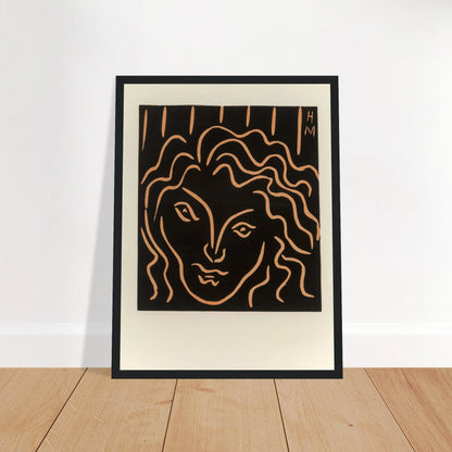 This high-quality reproduction of Tête de Femme by Henri Matisse captures the essence of modern elegance through fluid, expressive linework. A perfect example of Matisse’s minimalist portraiture, this piece reduces the human face to its most essential and beautiful form. Printed on archival-grade paper, this poster print is ideal as wall art for contemporary spaces, Scandinavian-style interiors, or anyone drawn to French modernism and clean design. Whether you're a fan of fine art, minimalist aesthetics, or