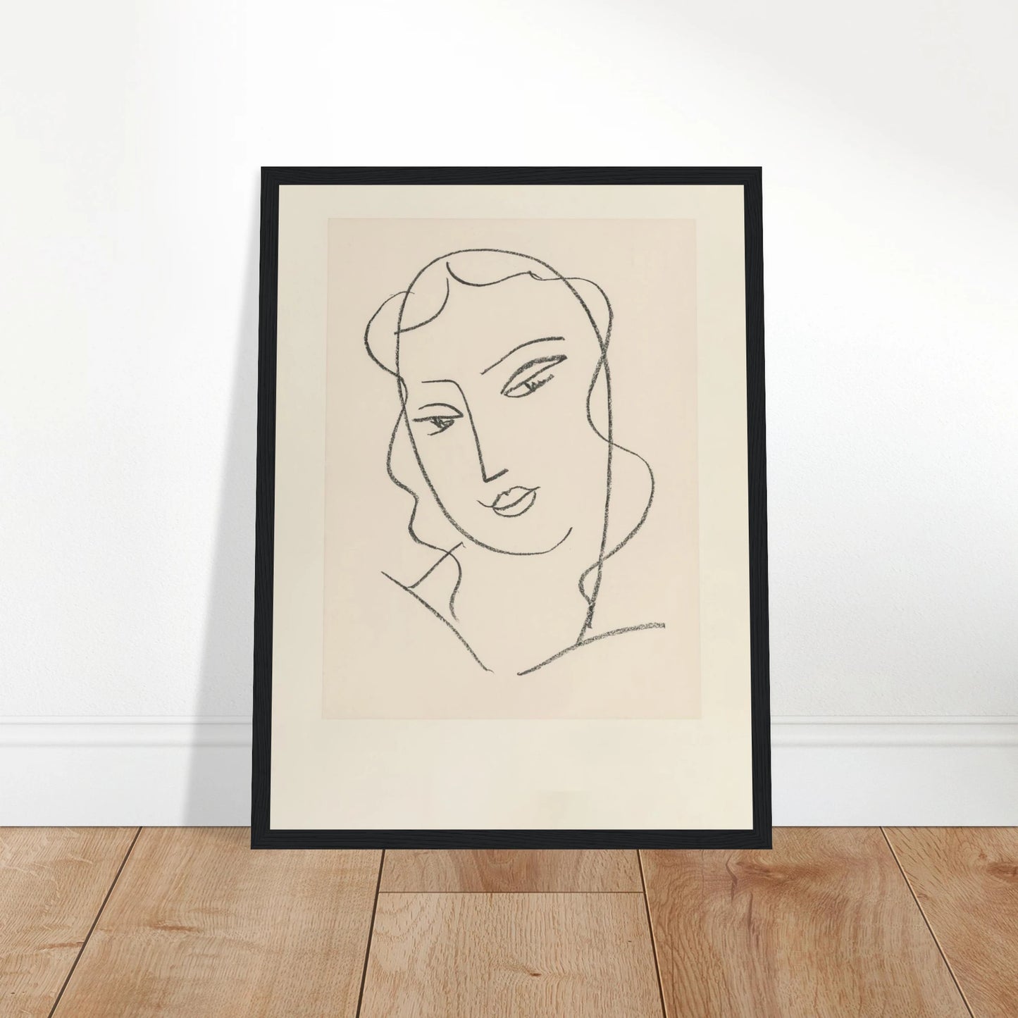 This high-quality reproduction of Tête Voilée (1950–1951) by Henri Matisse captures the artist’s genius in simplicity and form. Created during his later years, this graceful line drawing reflects Matisse’s mastery of economy in gesture, portraying a veiled woman’s head with a few confident, flowing strokes. Printed on archival-quality paper, this poster print is ideal as wall art for minimalist spaces, modern interiors, or anyone who appreciates French modernist aesthetics. Subtle yet expressive, this piece