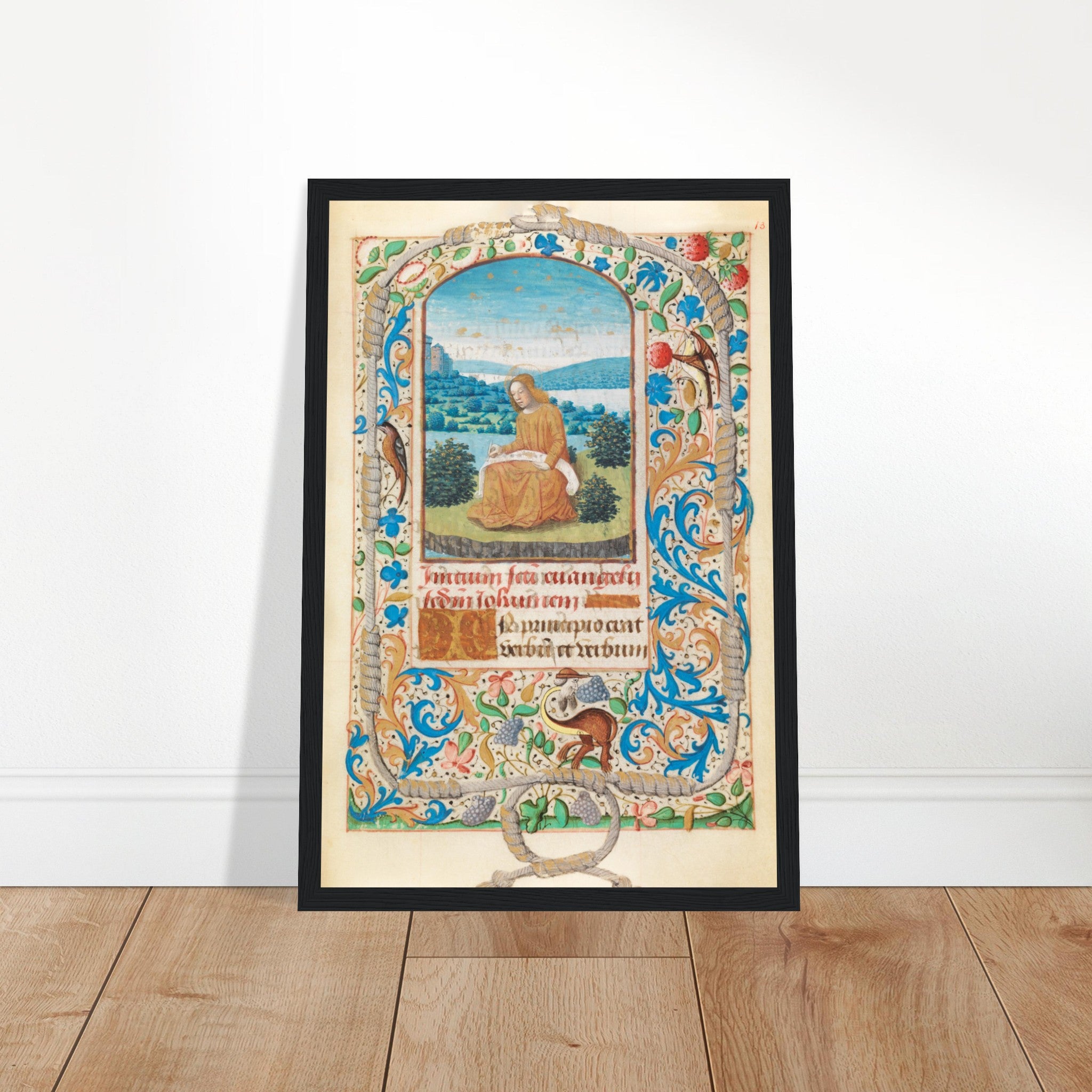 Explore the beauty of history with this Medieval French Codex poster. Featuring ancient Christian manuscript art, it's perfect for historic wall decor. Shop now!