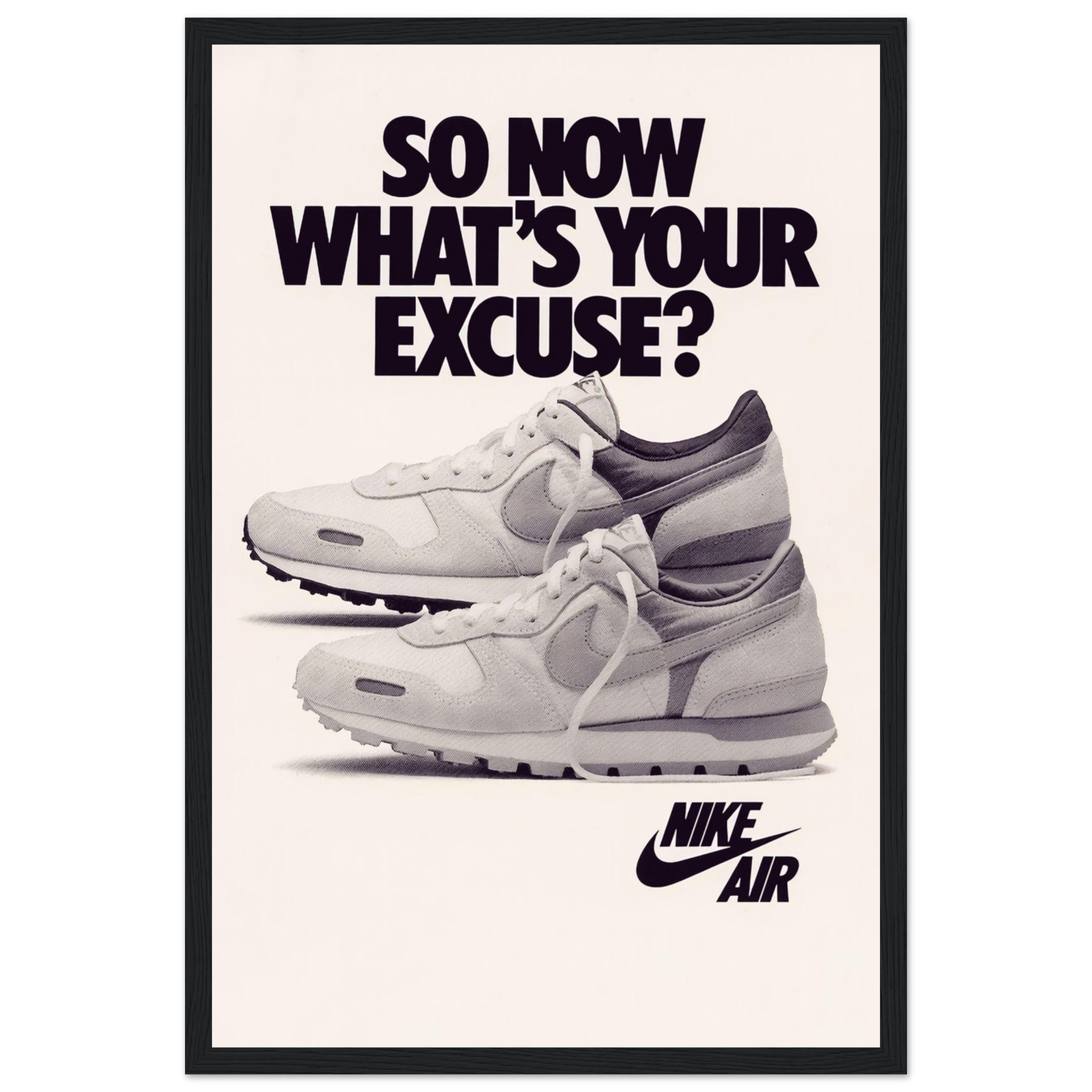 Nike Sneaker Poster Retro Sneakers Wall Art – Poster Peak