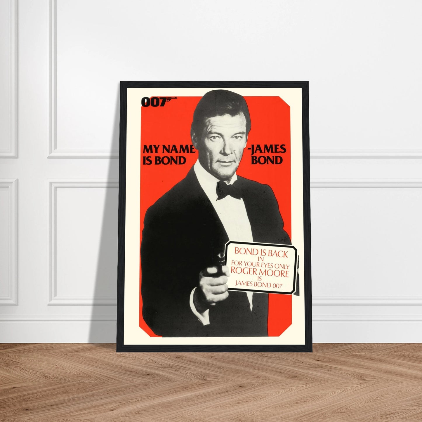 Celebrate one of the most iconic Bond films with this limited edition James Bond 007 "For Your Eyes Only" poster, featuring the charismatic Roger Moore. Designed with striking original artwork, this poster brings the intrigue and action of the 1981 classic straight to your walls. A must-have for movie poster collectors, Bond aficionados, and lovers of vintage cinema art, this piece adds a touch of elegance and excitement to any space. Printed on premium quality stock with sharp, vibrant detailing, it's a tr