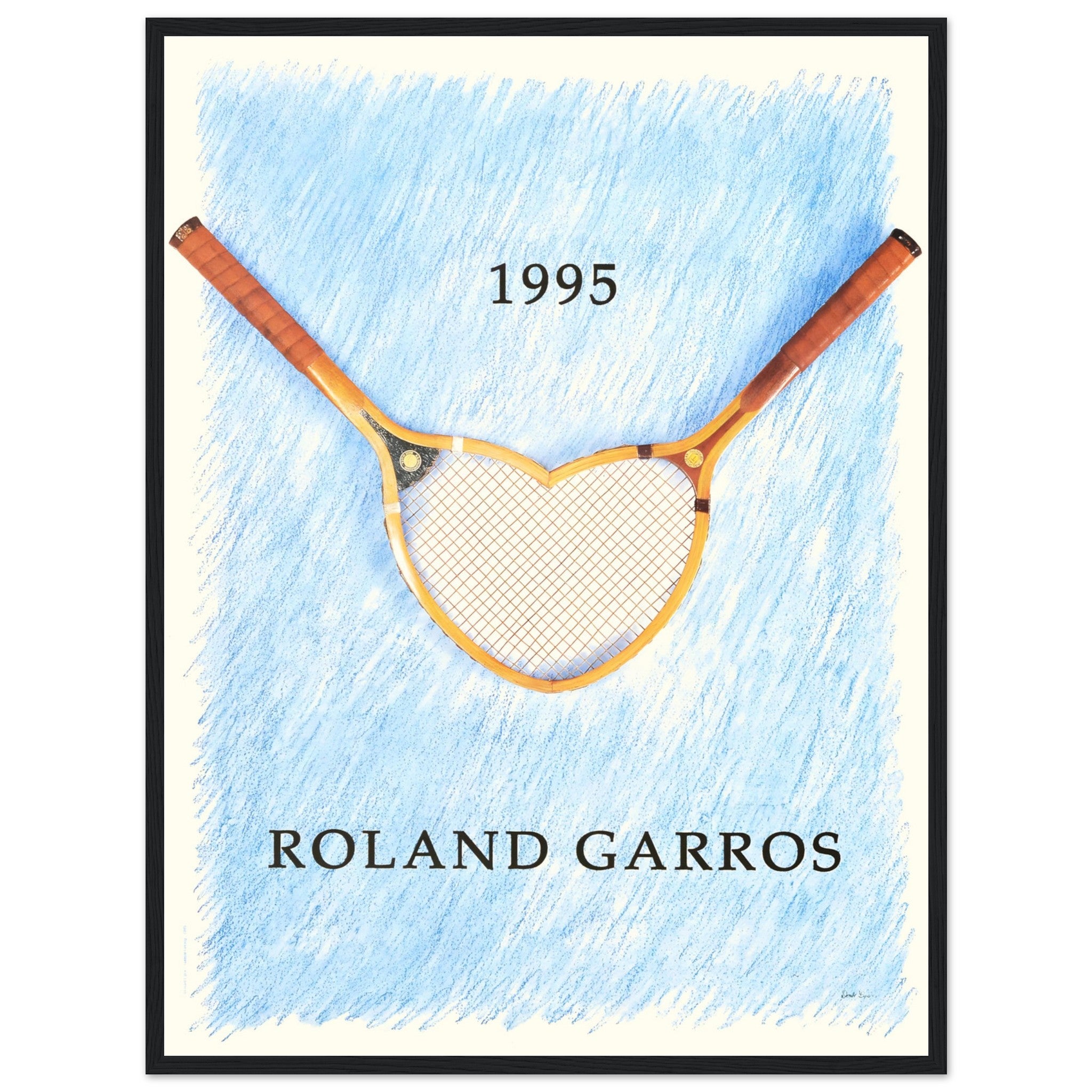 Celebrate the excitement of Roland Garros 1995 with this vintage poster, showcasing the iconic French Open tennis tournament. Featuring classic retro artwork, this high-quality print captures the spirit of one of tennis’ most prestigious events. A must-have for tennis fans, sports memorabilia collectors, and those who appreciate the history of French tennis. Whether displayed in a sports room, office, or living space, this Roland Garros 1995 poster adds a touch of sports history to your walls. Order today a