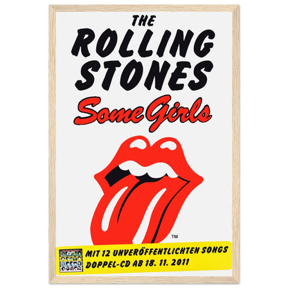 Classic rock poster of The Rolling Stones’ Germany performance — a collectible piece of rock & roll history.