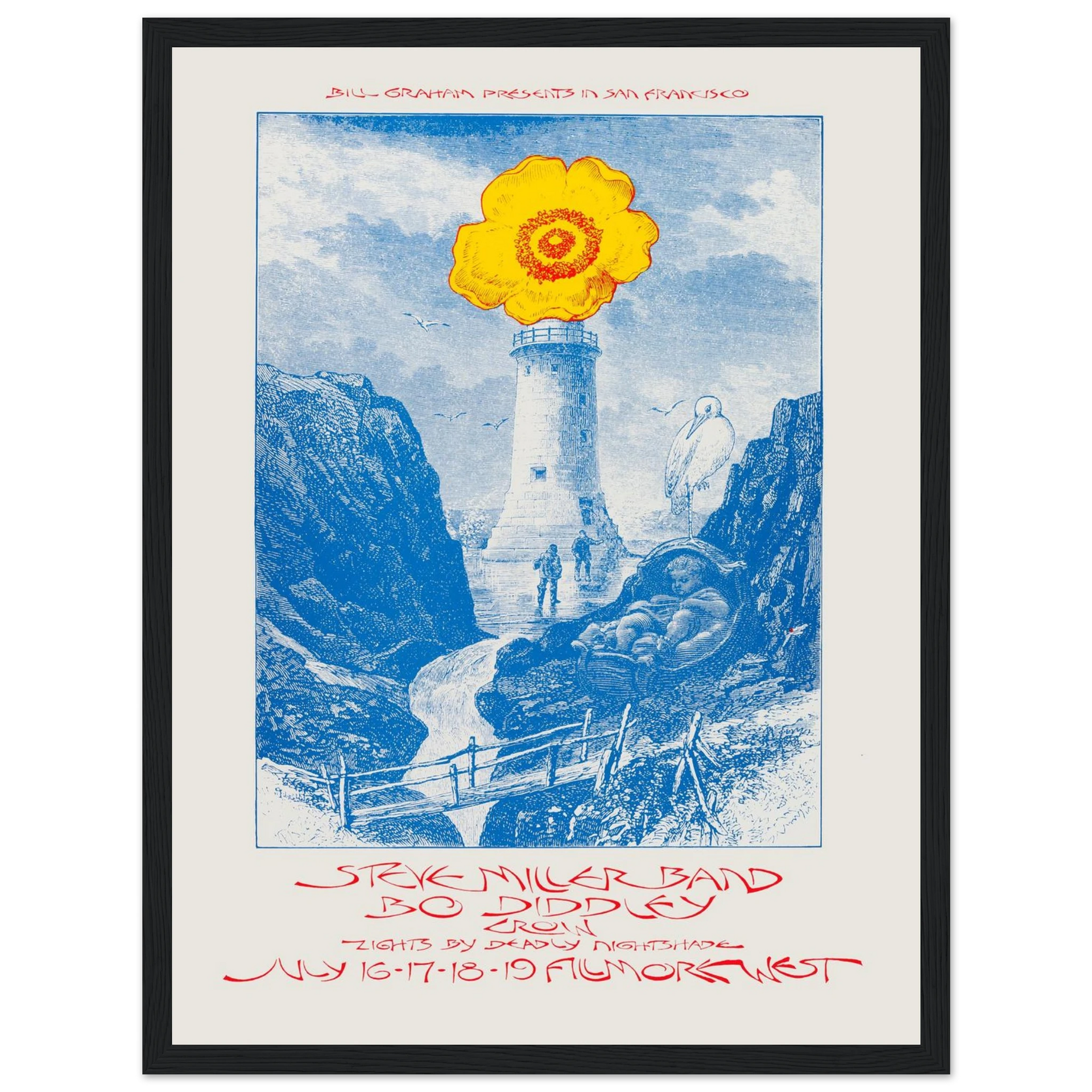 Steve Miller & Bo Diddley Concert Poster – Poster Peak