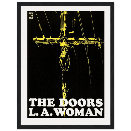 Celebrate one of rock’s most iconic albums with this vintage-style poster of The Doors' L.A. Woman. Featuring the legendary album cover design, this print captures the gritty, raw energy of Jim Morrison’s final studio recording with the band. The bold colors, classic typography, and unmistakable mood of L.A. Woman make this poster a powerful piece of rock history and visual culture. Ideal for music rooms, studio walls, or any classic rock collection, this high-quality print brings a touch of rebellious 70s 