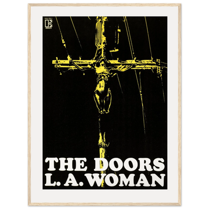 Rock poster print of L.A. Woman by The Doors, capturing the gritty energy and classic style of the band’s legendary 1971 album.