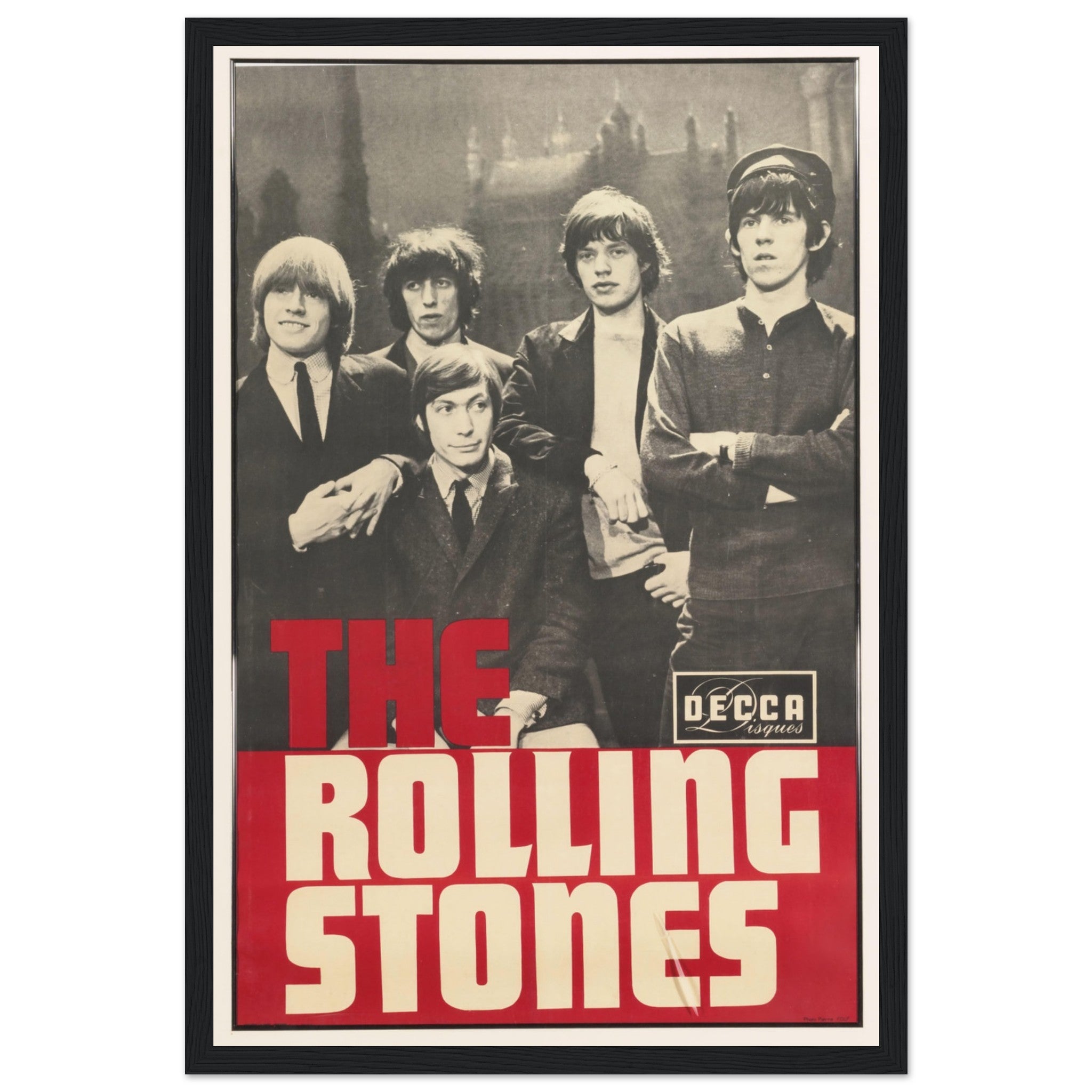 The Rolling Stones' iconic performance at L'Olympia in Paris with this stunning vintage concert poster from their unforgettable April show. Capturing the raw energy of the world’s greatest rock band, this high-quality reproduction is perfect for Stones fans, collectors, and lovers of classic rock memorabilia. Whether decorating a music room, office, or home, this Rolling Stones L'Olympia Paris poster is a timeless tribute to rock history. A must-have for fans of legendary live performances!