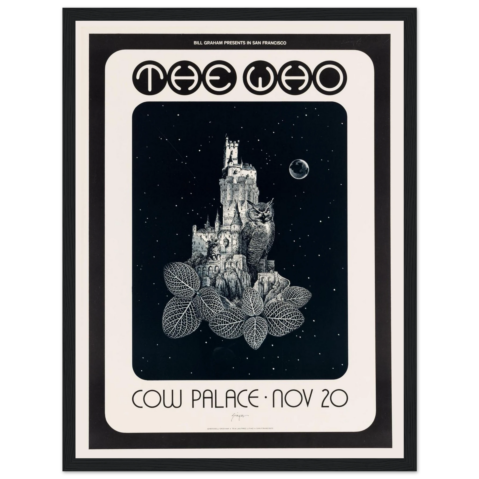 Own a piece of rock history with this vintage concert poster from The Who’s legendary performance at the Cow Palace. Featuring striking 1970s-era design, this poster captures the raw energy and rebellious spirit of one of the most influential rock bands of all time. Whether you were there or just wish you had been, this print is perfect for music lovers, classic rock collectors, and fans of authentic concert art. Printed on high-quality archival paper, it makes a bold statement in any home studio, music roo