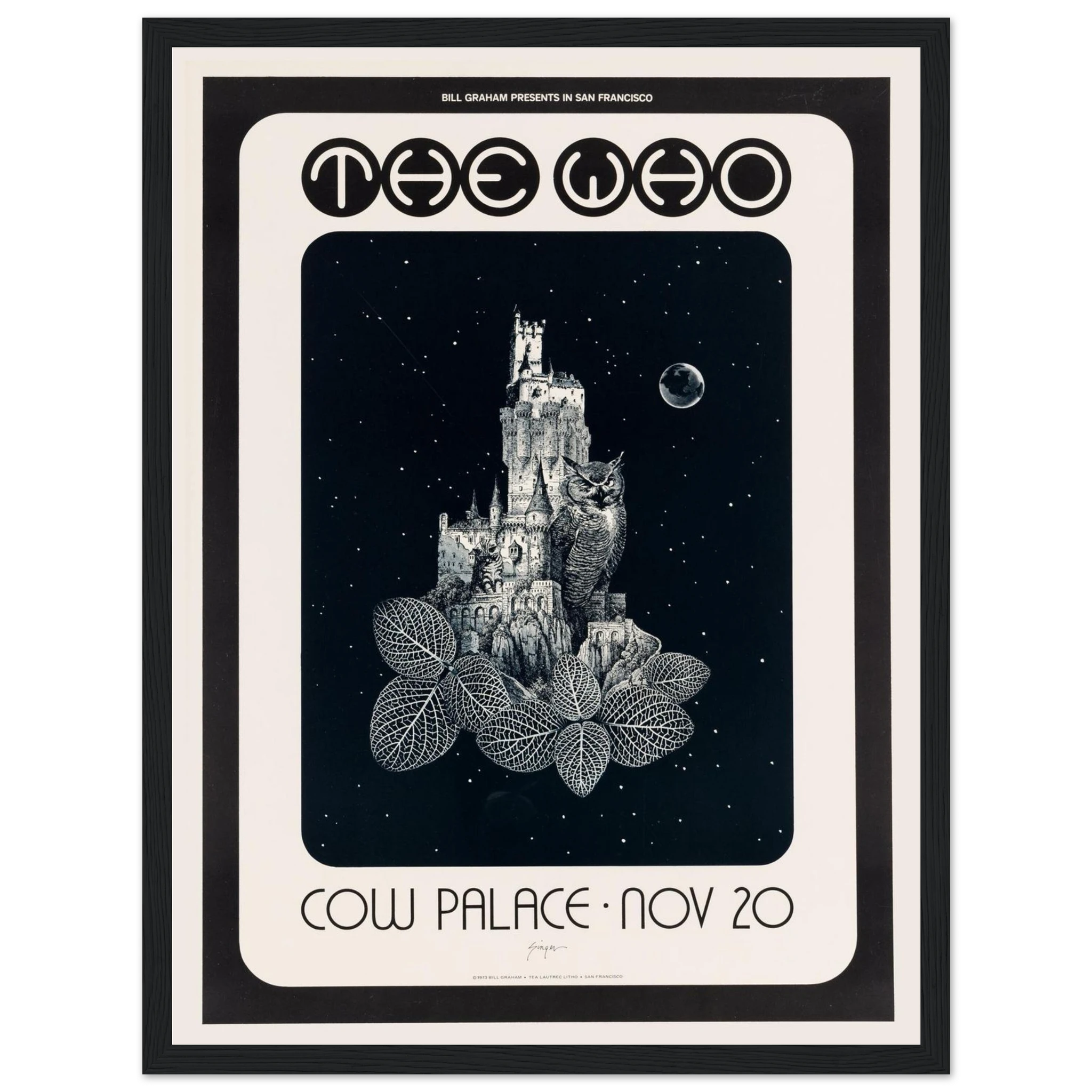 Own a piece of rock history with this vintage concert poster from The Who’s legendary performance at the Cow Palace. Featuring striking 1970s-era design, this poster captures the raw energy and rebellious spirit of one of the most influential rock bands of all time. Whether you were there or just wish you had been, this print is perfect for music lovers, classic rock collectors, and fans of authentic concert art. Printed on high-quality archival paper, it makes a bold statement in any home studio, music roo