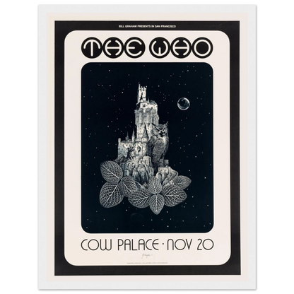 Reproduction of The Who Cow Palace concert poster, a must-have collectible for rock enthusiasts and 1970s music memorabilia lovers.