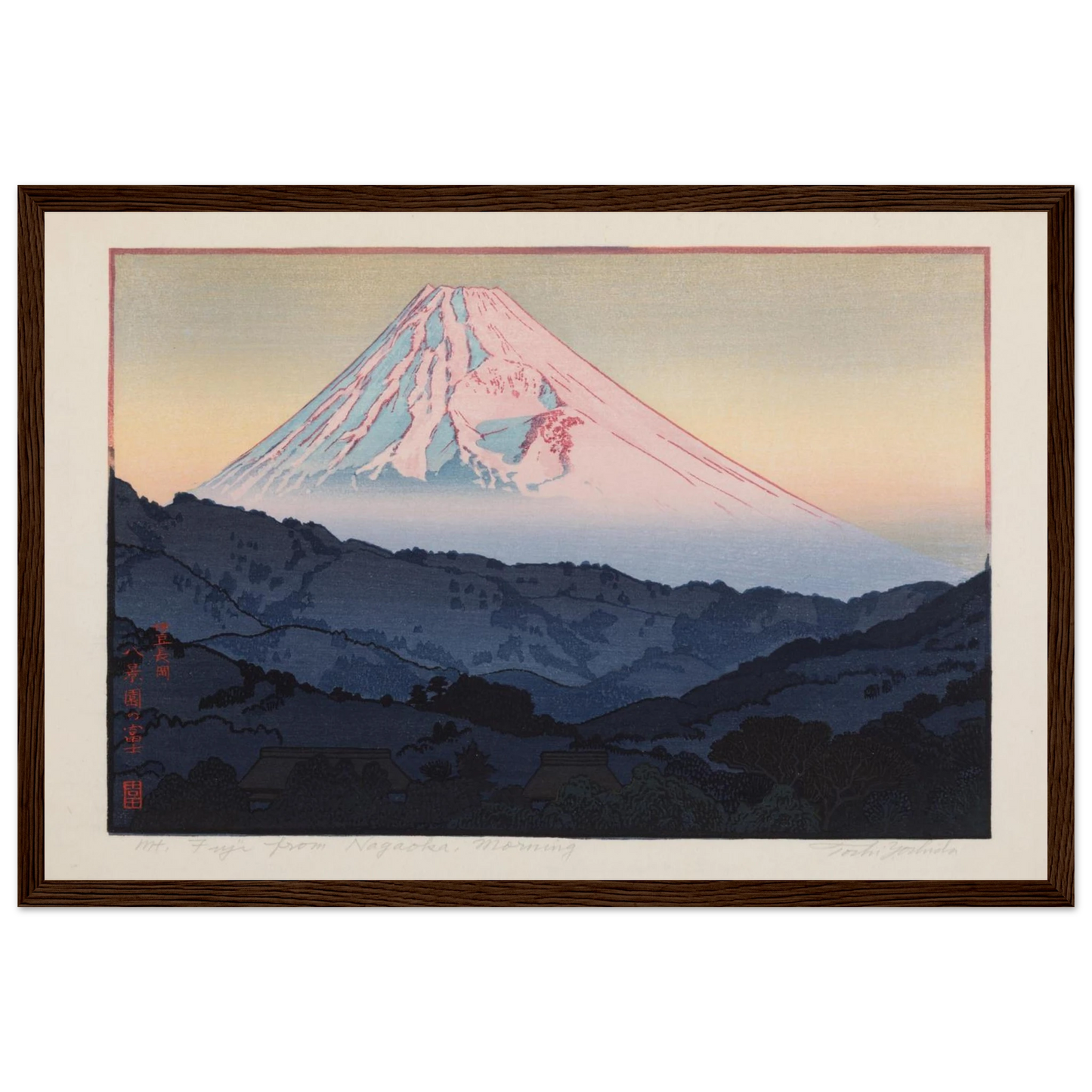 Museum-quality reproduction of a Showa-era woodblock print by Tōshi Yoshida, blending modern realism with the elegance of traditional Japanese technique.