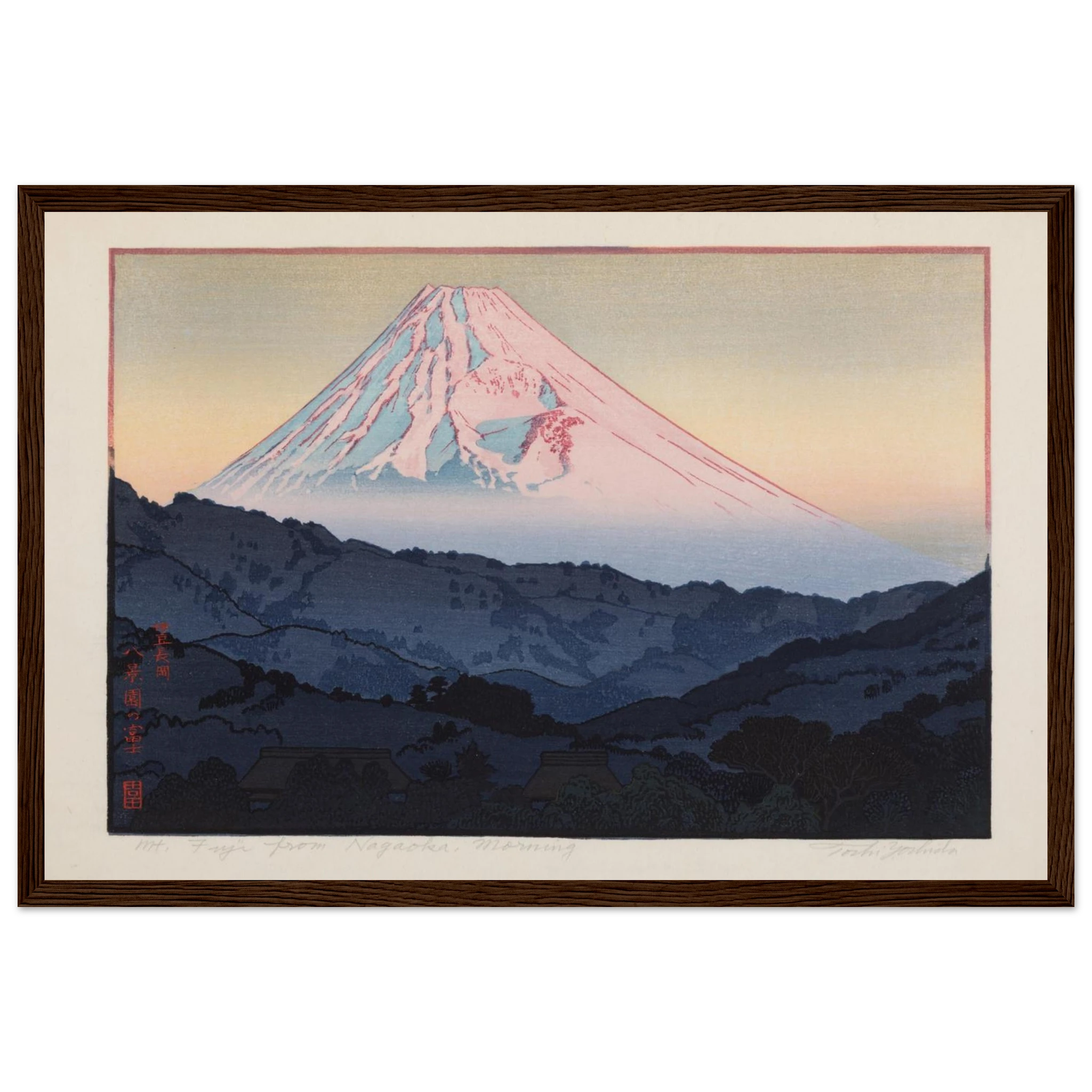 Museum-quality reproduction of a Showa-era woodblock print by Tōshi Yoshida, blending modern realism with the elegance of traditional Japanese technique.
