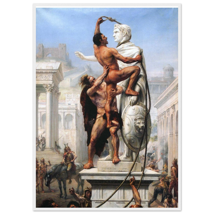 ack of Rome artwork by Troy Coperton, detailed reproduction print of one of history’s infamous battles