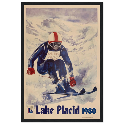 Alpine travel poster of Salt Lake City’s ski scene, blending nostalgic 1980s design with bold mountain adventure spirit.