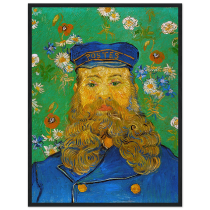 Modern wall decor featuring Van Gogh’s Portrait of Joseph Roulin, a timeless symbol of friendship, color harmony, and artistic passion.