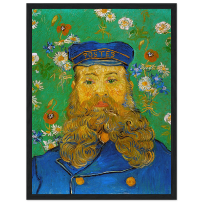 This museum-quality reproduction print of Portrait of Joseph Roulin (1889) captures the emotional intensity and bold brushwork of Vincent van Gogh’s original painting. Roulin, a postal worker and friend of the artist in Arles, became a frequent subject in Van Gogh’s portraiture—symbolizing working-class dignity and human connection. With its vivid color palette, thick impasto, and striking presence, this piece stands as one of Van Gogh’s most beloved portraits. Printed on archival-grade paper, this poster i