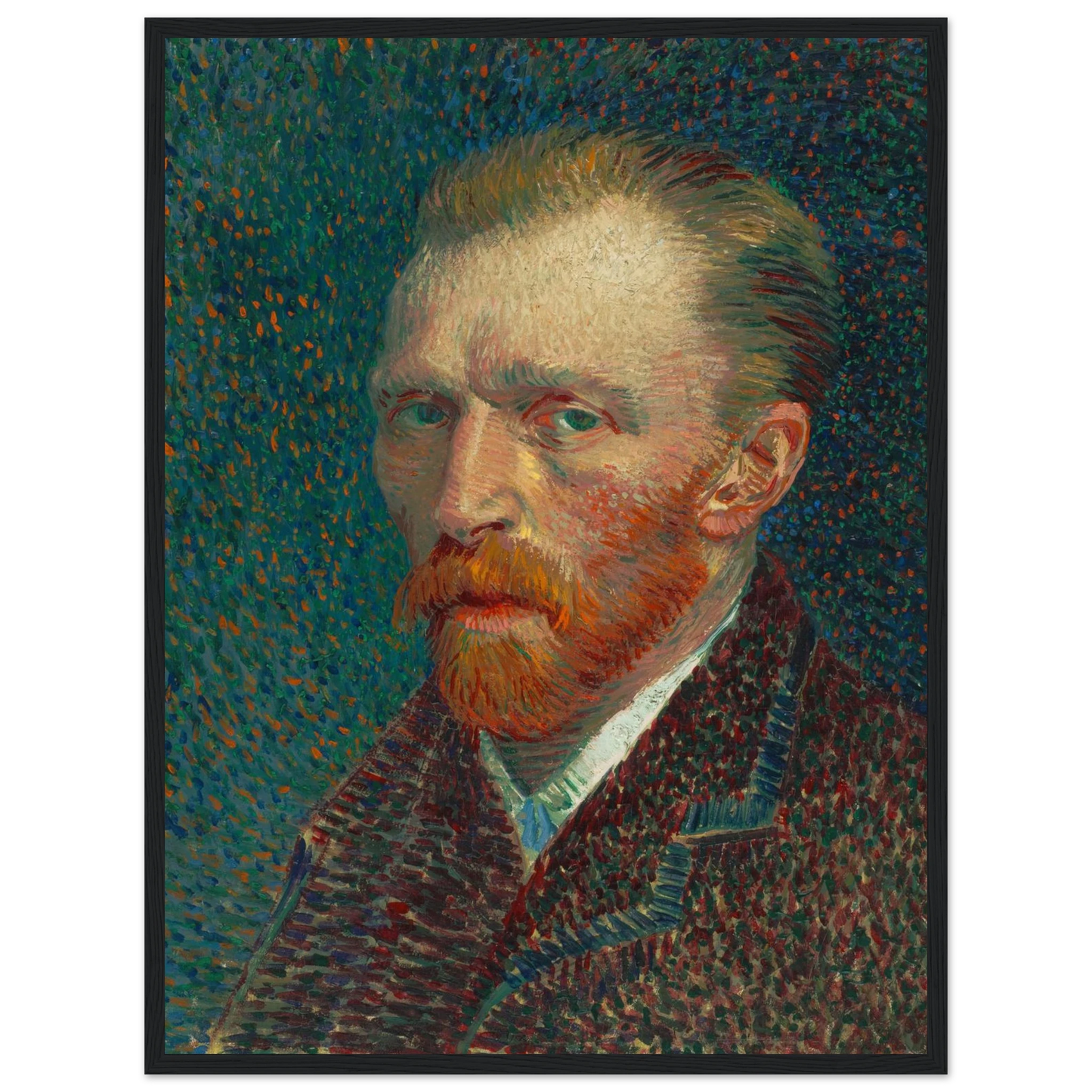 Expressive portrait Self-Portrait by Vincent van Gogh, reflecting the artist’s inner world through bold strokes and vibrant color.