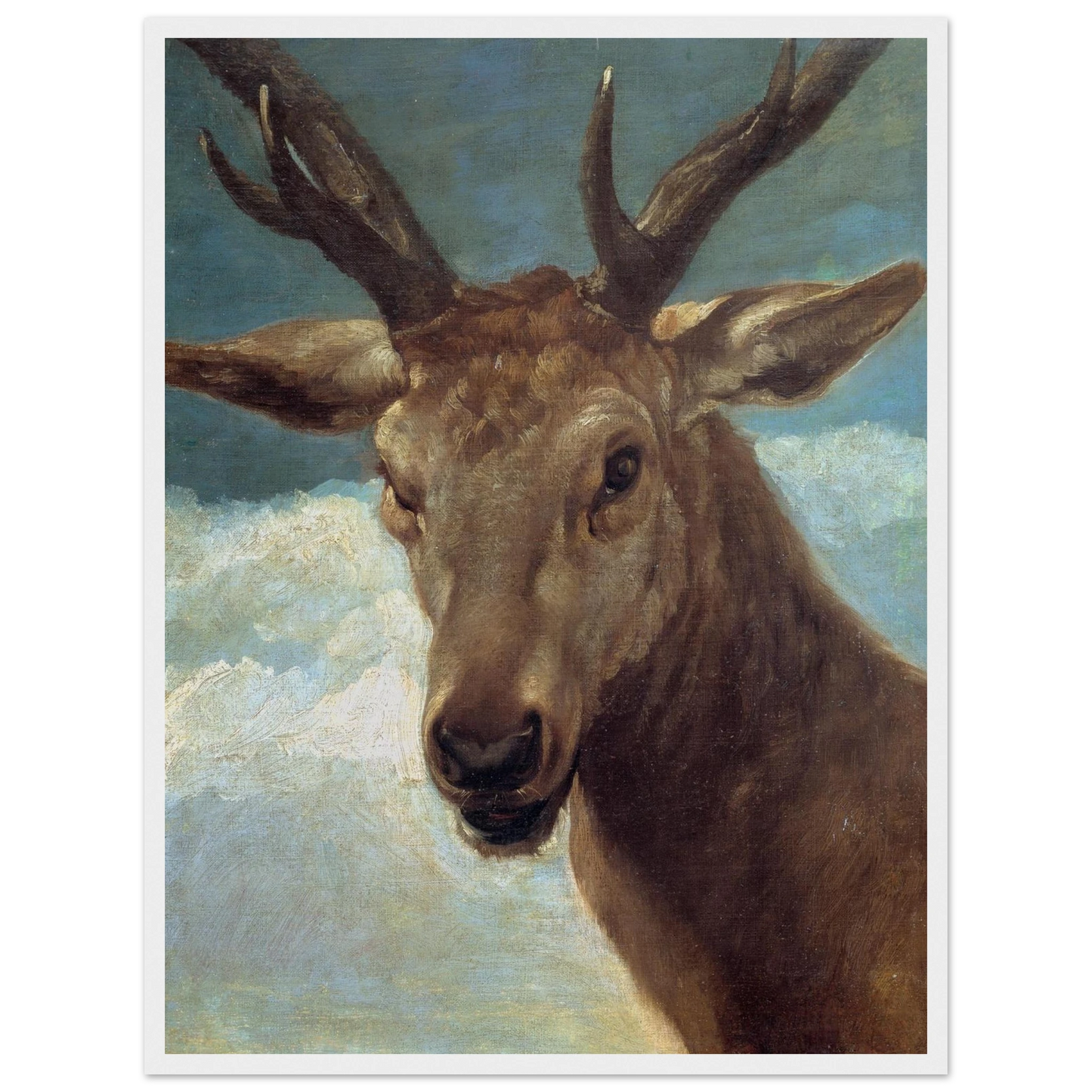 Fine-art reproduction of Cabeza de Venado by Velázquez, a timeless Spanish masterpiece that brings elegance and history to any space.