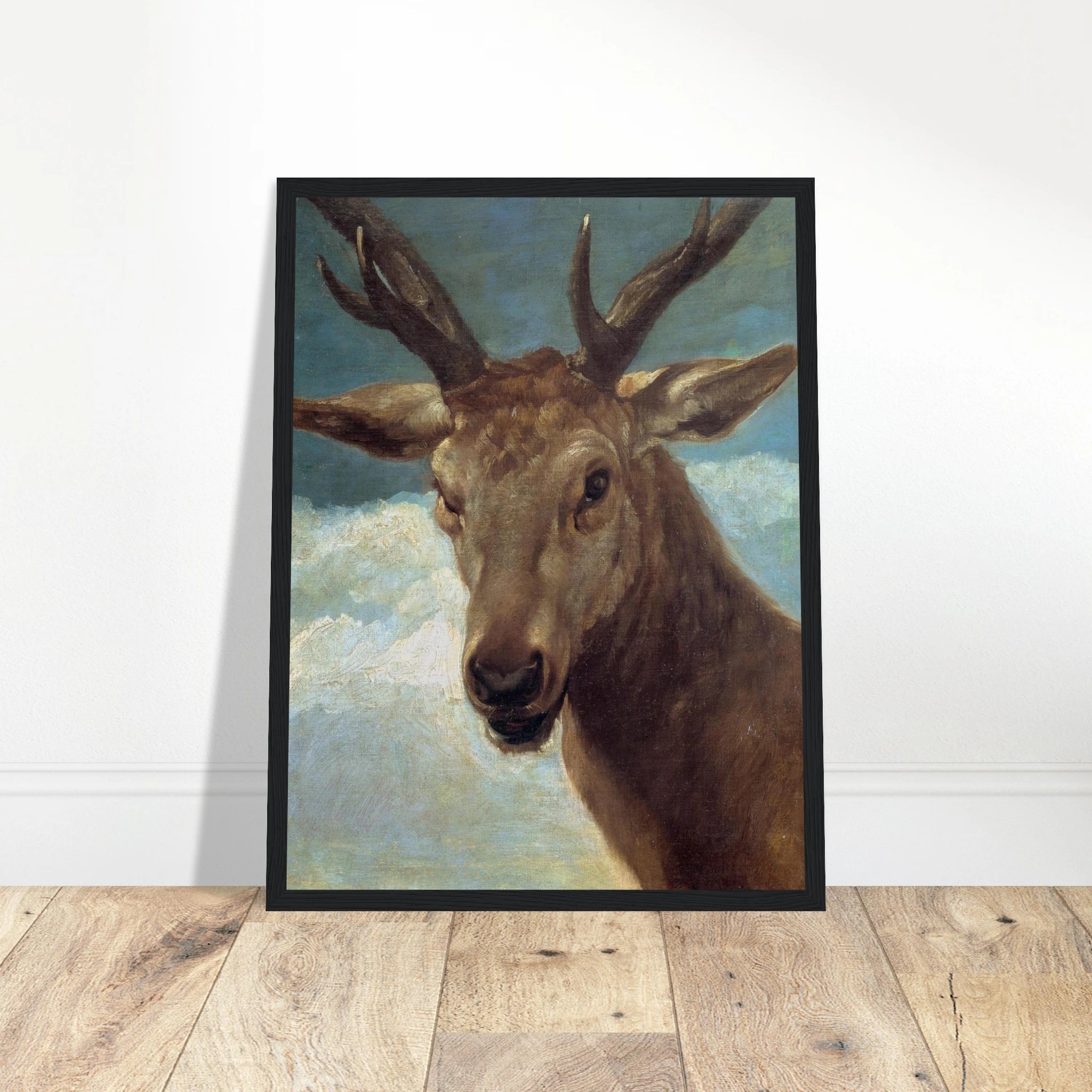 Bring home a piece of Spanish Baroque mastery with this elegant poster reproduction of "Cabeza de Venado" by Diego Velázquez. Known for his striking realism and refined brushwork, Velázquez captures the tranquil nobility of a deer’s head in this intimate and powerful study. Ideal for lovers of classical art, animal studies, and 17th-century Spanish painting, this print is perfect for galleries, libraries, or any sophisticated interior. Whether you're a fan of Velázquez, Baroque portraiture, or naturalistic 