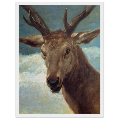 Wall art print of Cabeza de Venado by Velázquez, featuring masterful brushwork and serene natural beauty in a museum-quality reproduction.