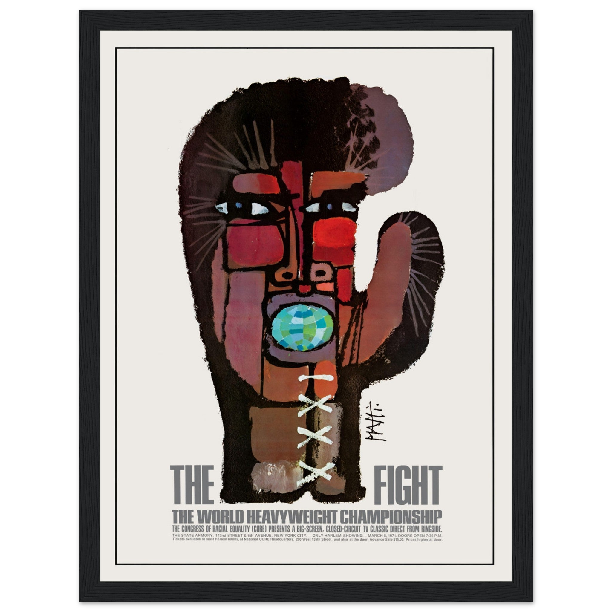 Step into the world of vintage boxing with this Heavyweight Championship poster. Celebrating the legendary fighters of the golden era of boxing, this print features historic matchups and iconic athletes. Perfect for boxing fans, collectors, and sports history enthusiasts, this retro boxing poster brings the thrill of the ring to your home or office decor.