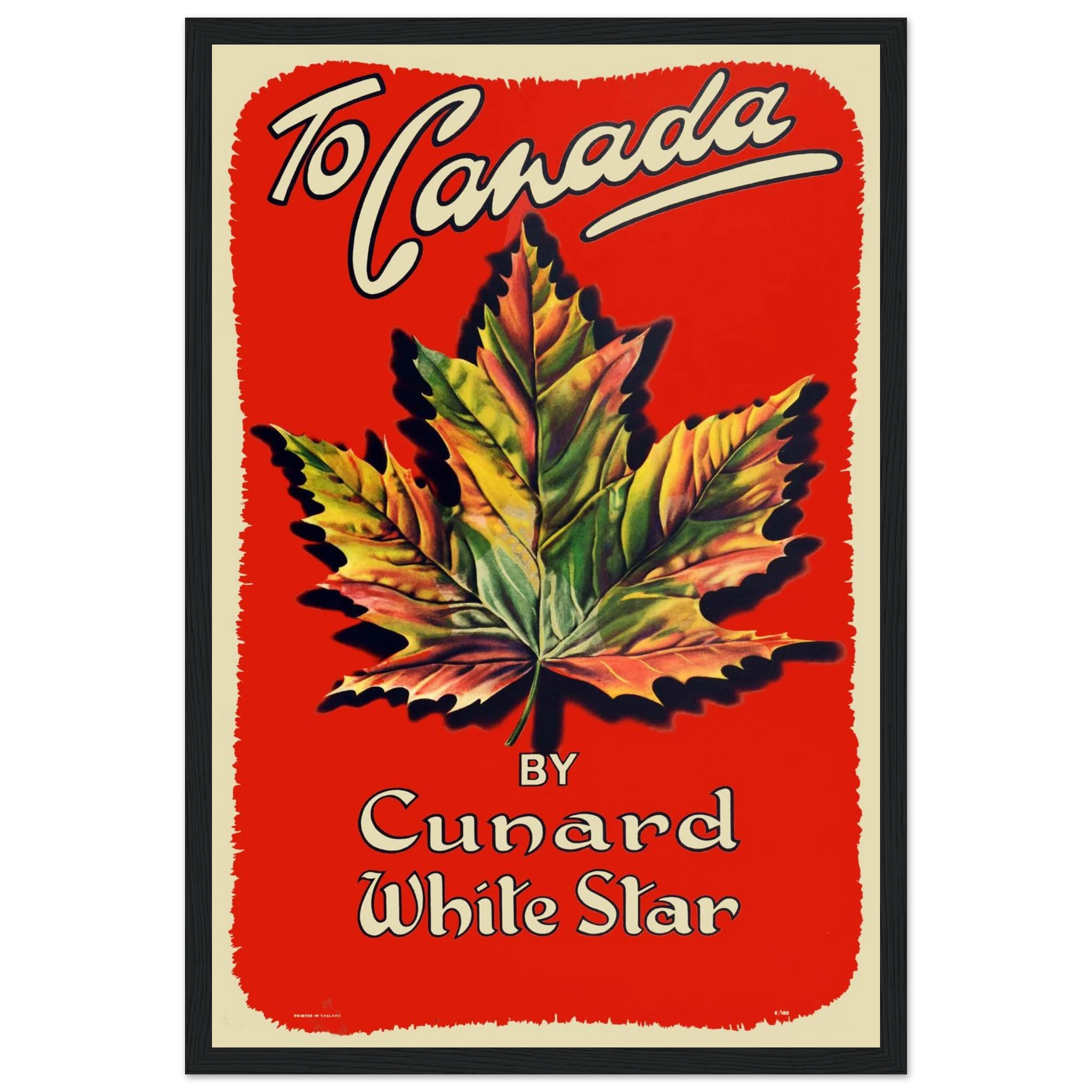 Celebrate the beauty and spirit of the north with this vintage Canada travel poster, featuring a bold maple leaf design in a striking retro style. Inspired by mid-century tourism art, this print combines graphic simplicity with national pride, making it a perfect piece for modern cabins, boho spaces, or world traveler galleries. The vivid colors and clean lines reflect both nostalgia and timeless design, ideal for anyone who loves Canadian culture, nature-inspired decor, or stylish vintage artwork. Printed 