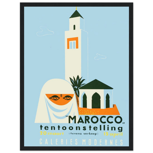 Bring a touch of North African charm into your space with this vintage Morocco travel poster, showcasing the country’s iconic architecture, desert landscapes, and vibrant culture. Originally designed to promote tourism, this poster combines bold color palettes and elegant typography that evoke the golden era of travel. Perfect for bohemian interiors, world travelers, or anyone drawn to exotic destinations, this art print captures the spirit of adventure and the allure of Moroccan design. Printed on high-qua