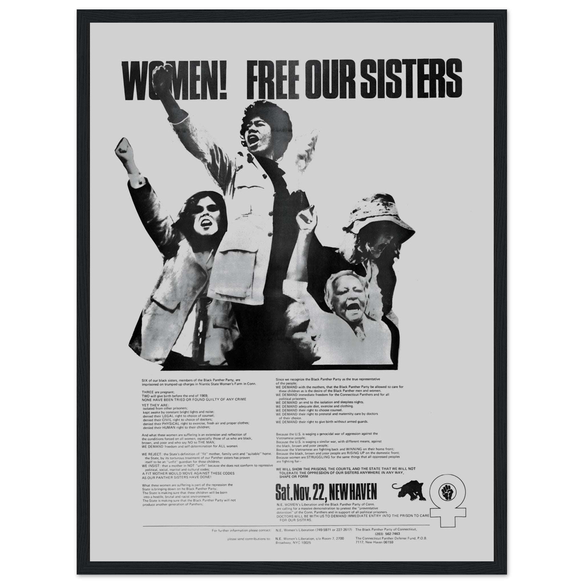 Black panther poster art feminist